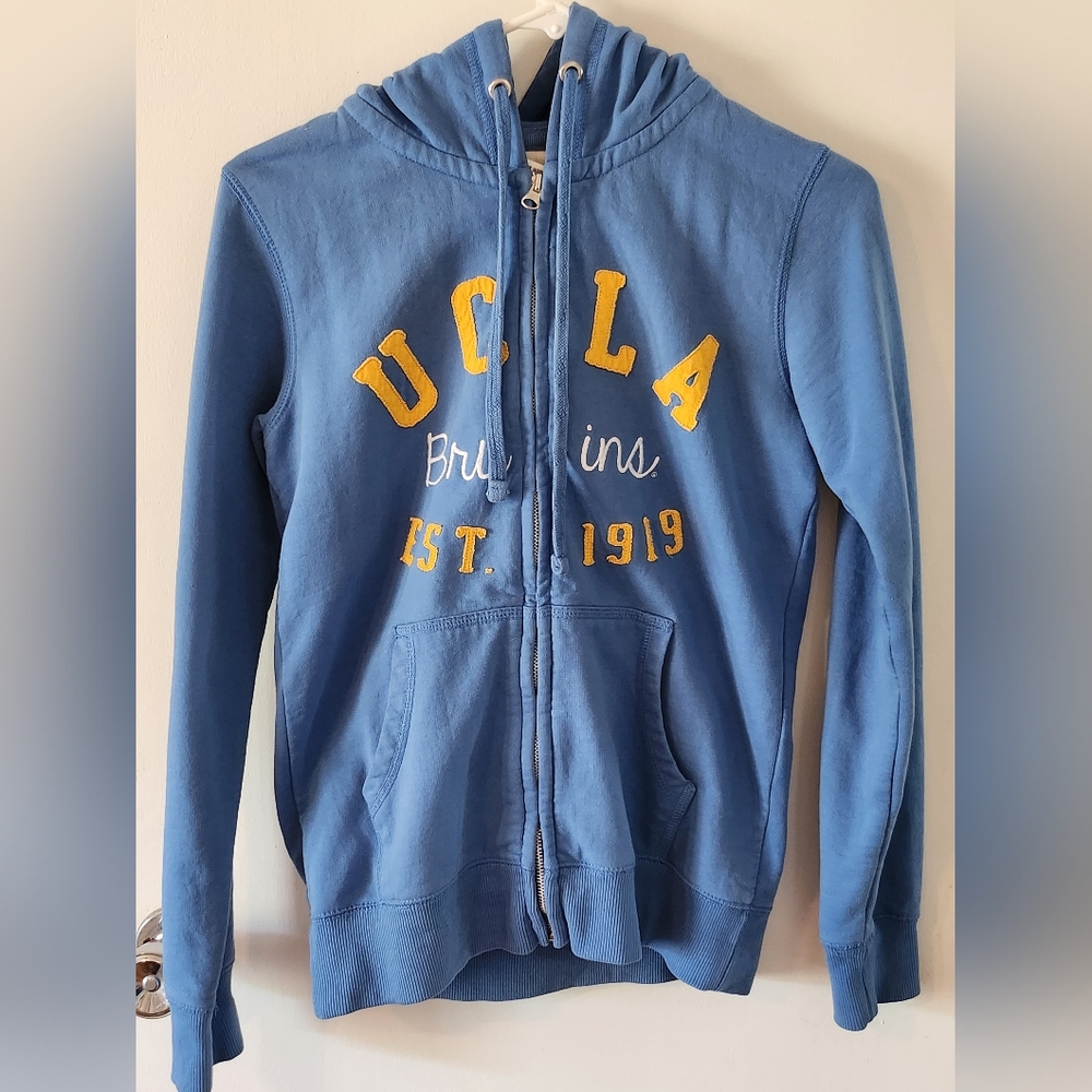 ucla bruins zip up hoodie sweatshirt